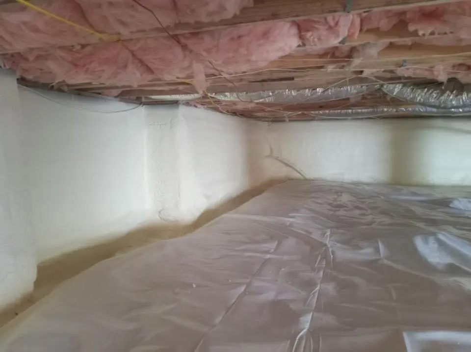 Crawl space encapsulation with closed-cell spray foam for Roof Maintenance in Orangevale